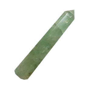 Fluorite (Green) Polished Hex Massage Wand 10-12cm (India) B-Grade